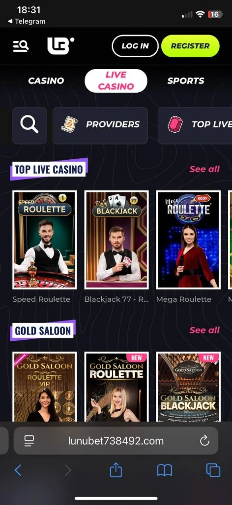 Lunubet mobil nézet 3