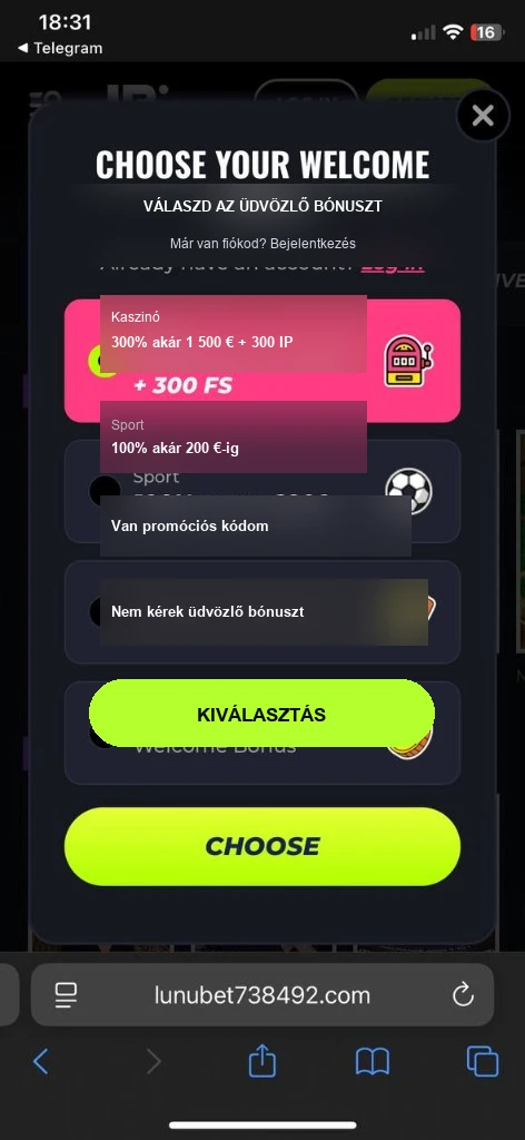Lunubet mobil nézet 4